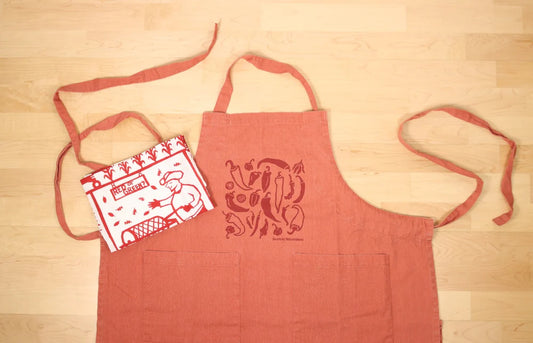 Stonewashed Chile Apron