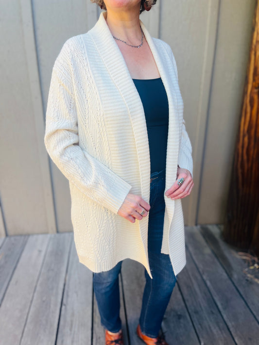 Artesan Cardigan in Ecru