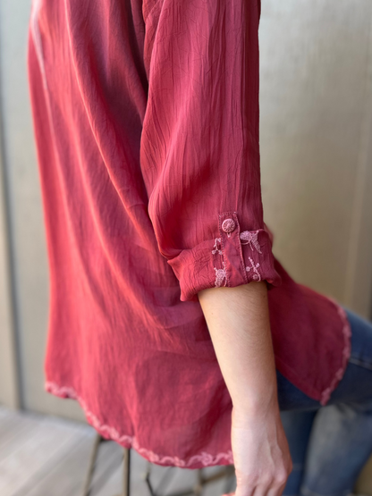 Noah Tunic in Pomegranate