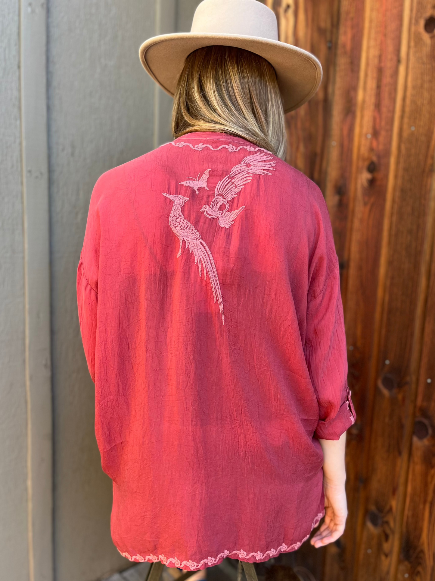 Noah Tunic in Pomegranate