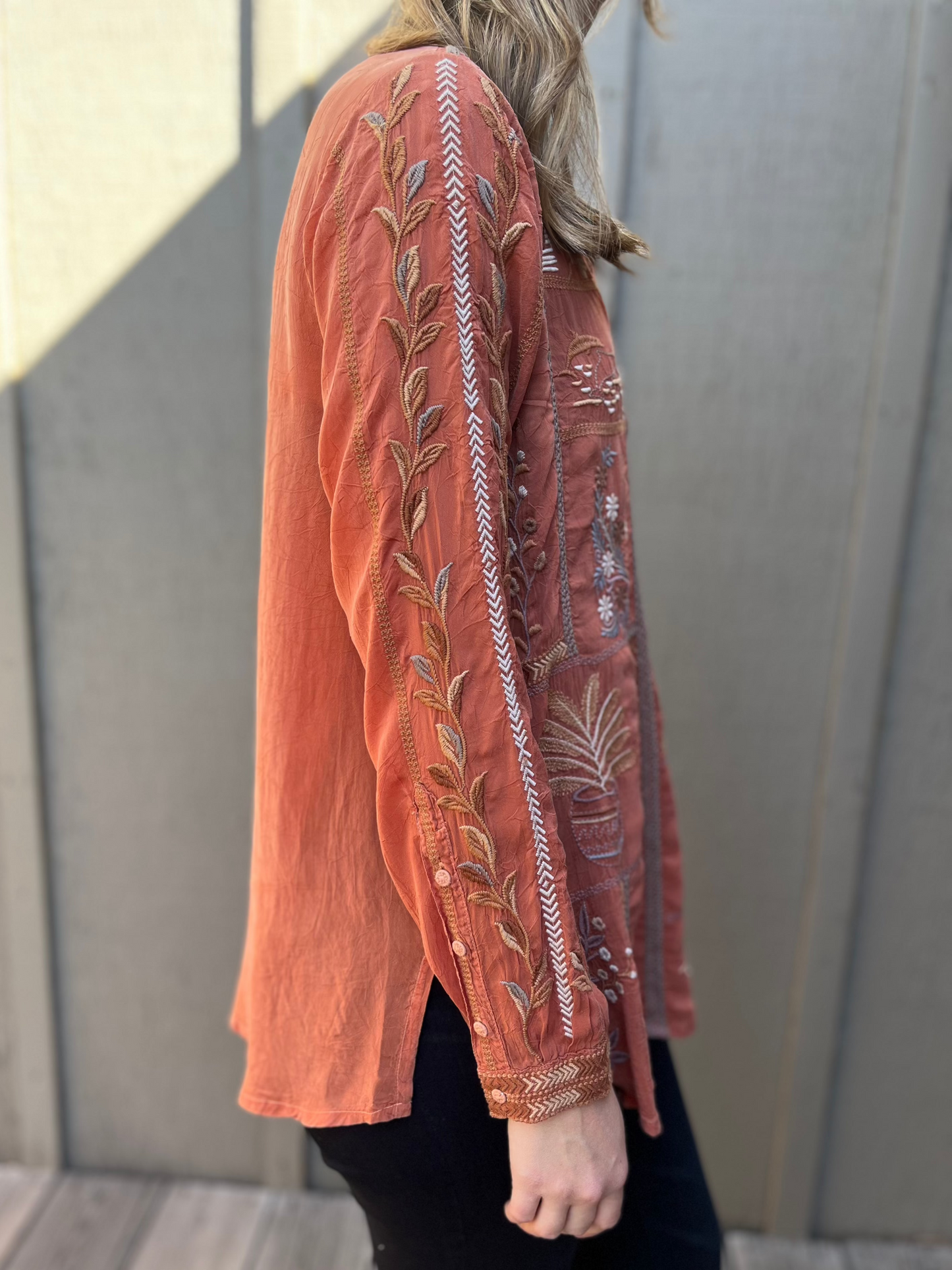 Leni Tunic in Baked Clay