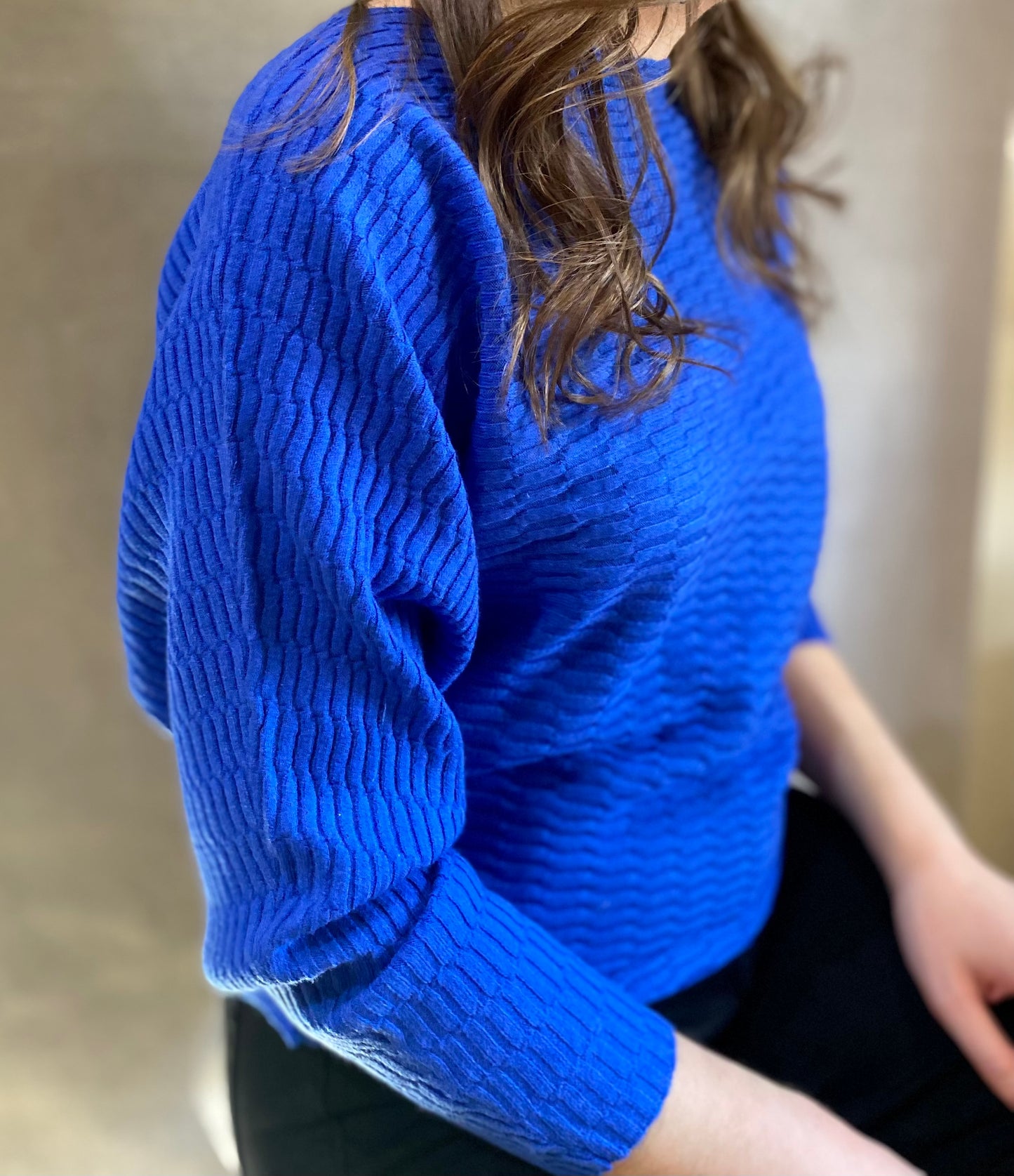 Monet Sweater in Blue Victoria