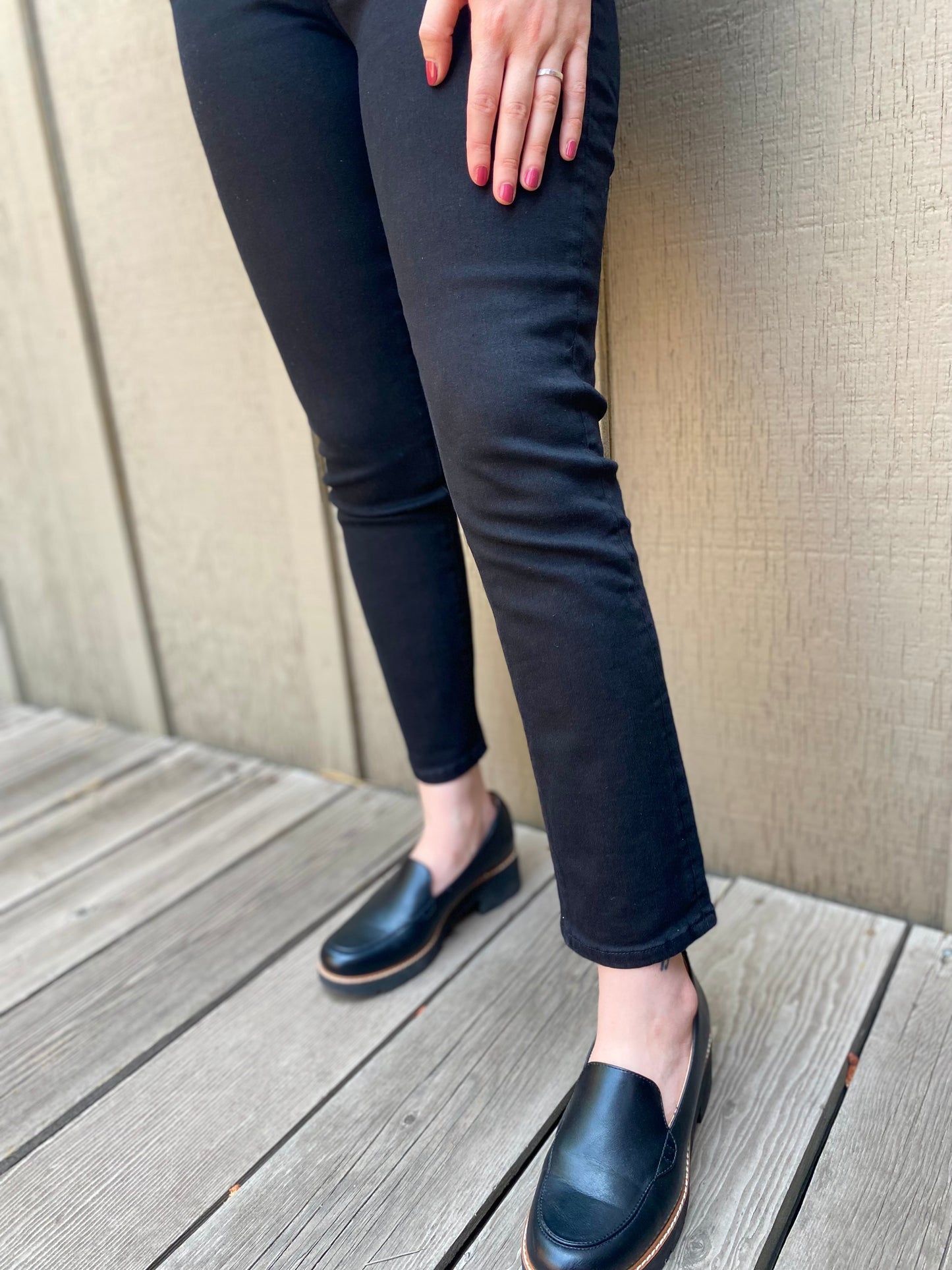 Blaire High Rise Jean in Black