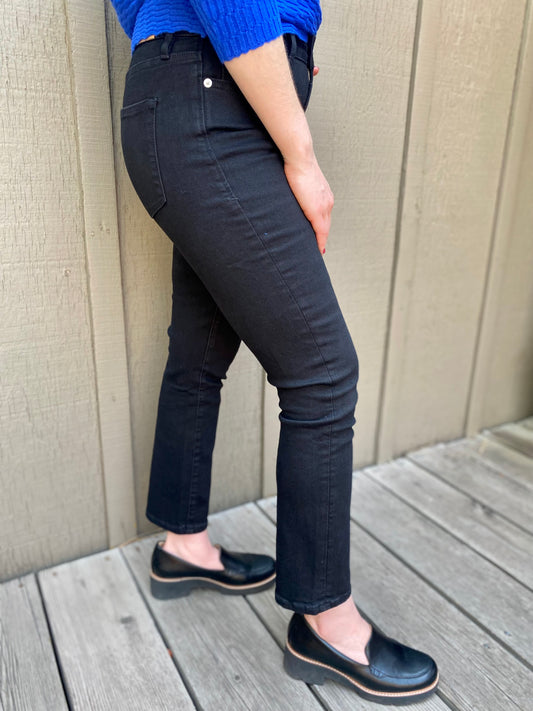 Blaire High Rise Jean in Black