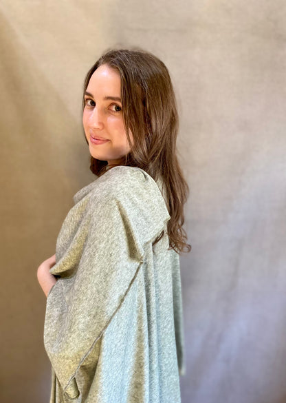 Meadow Knit Wrap in Sage