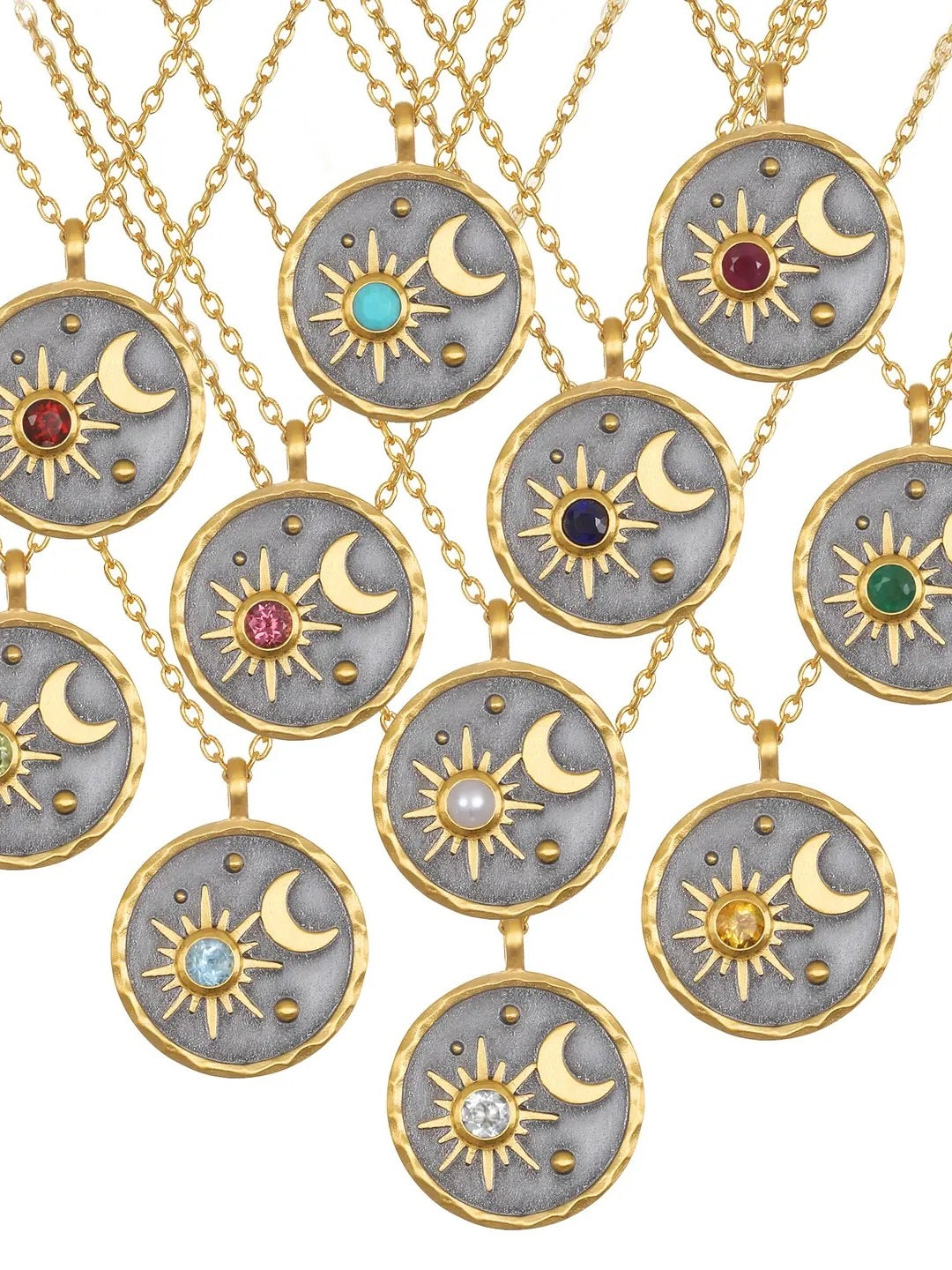 Celestial Birthstone Necklace - August | Satya