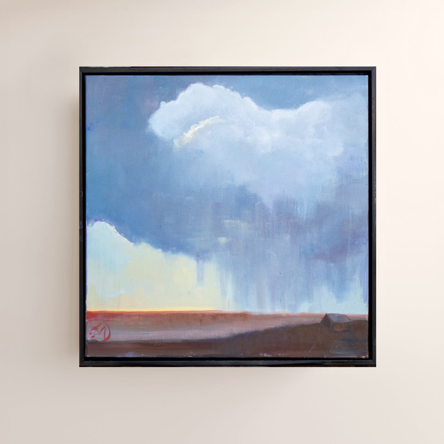 "Storm West of Prineville" Oil Painting | Janice Druian