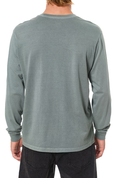 Long Sleeve Base Tee in Dusty Blue | Katin