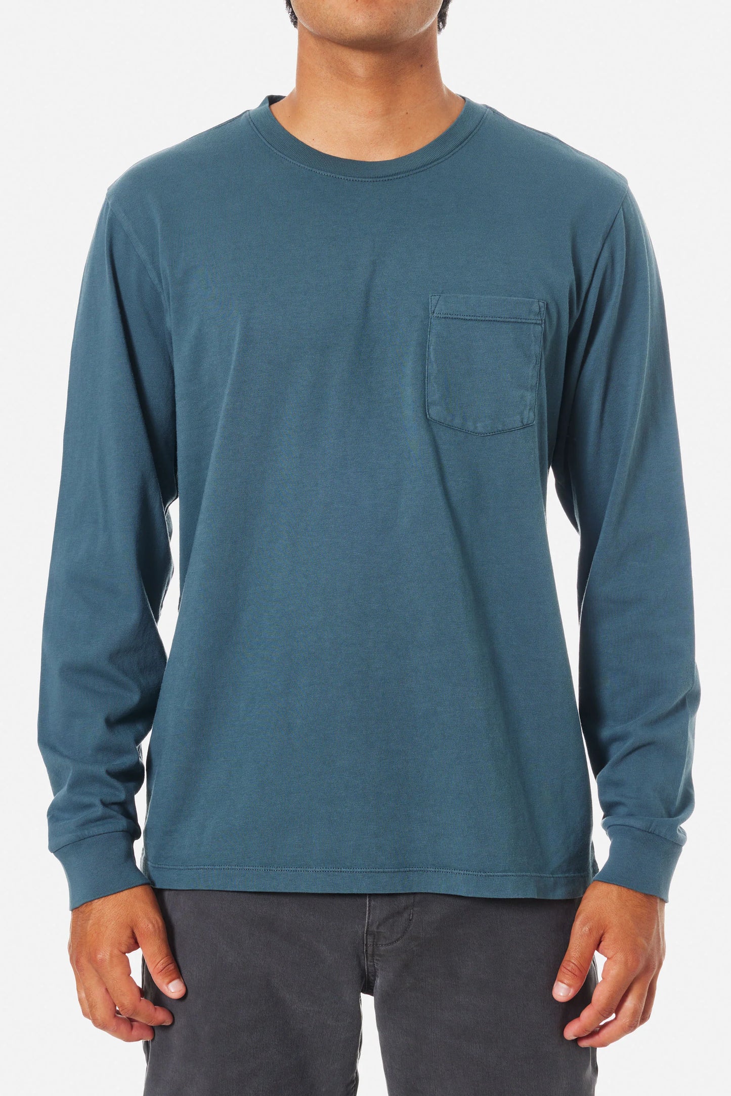 Long Sleeve Base Tee in Hydro