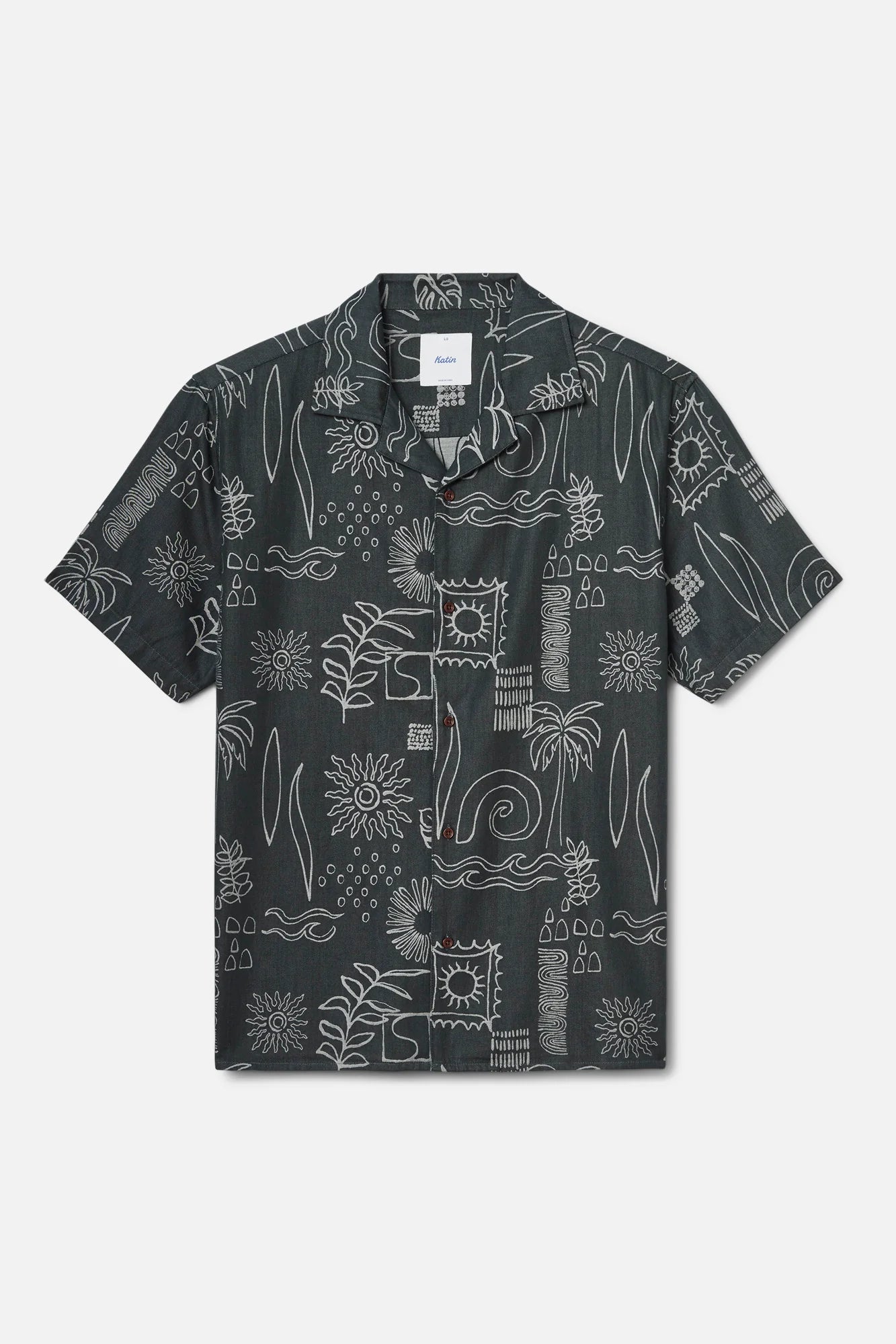 Habitat Shirt in Black Wash | Katin
