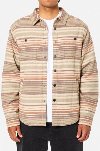 Harold Jacket in Mahogany Stripe | Katin