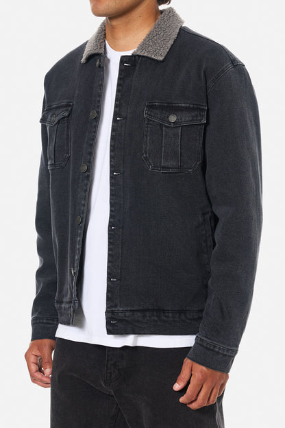 Harris Denim Jacket in Black | Katin