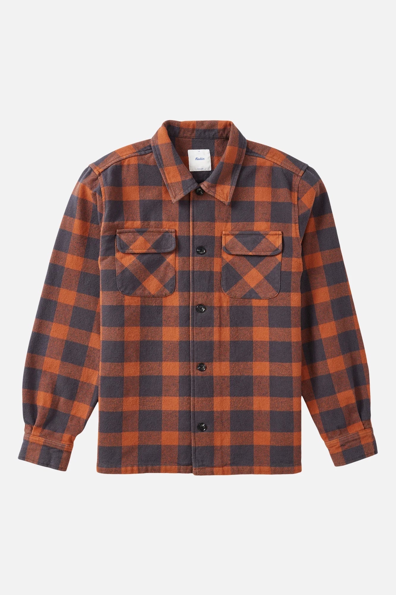 Shiloh Flannel in Brick | Katin