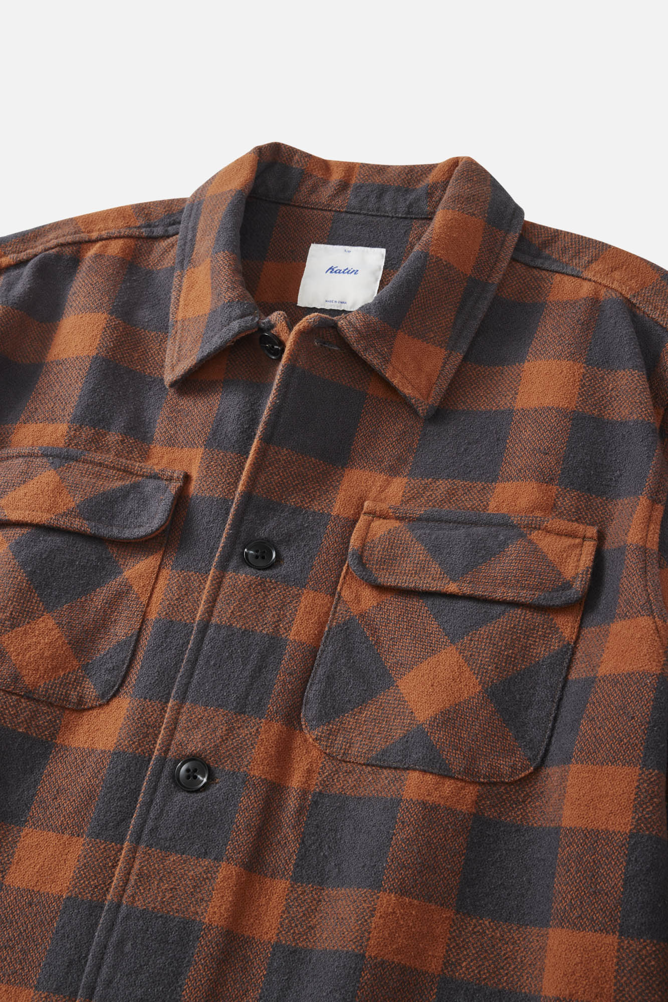 Shiloh Flannel in Brick | Katin