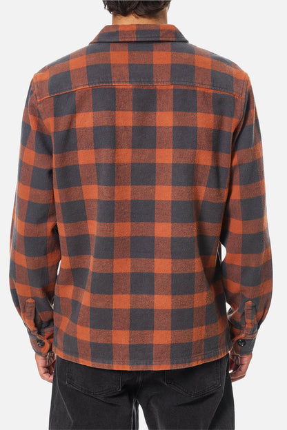 Shiloh Flannel in Brick | Katin