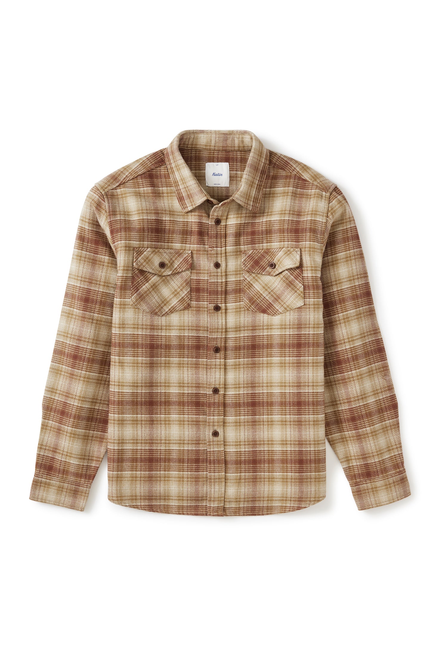 Sierra Flannel in Mahogany | Katin