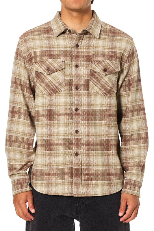 Sierra Flannel in Mahogany | Katin