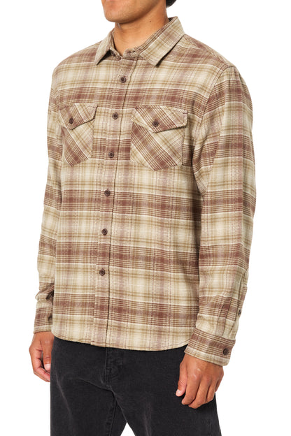 Sierra Flannel in Mahogany | Katin