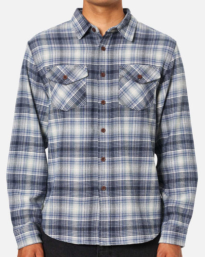 Sierra Flannel in Washed Blue | Katin