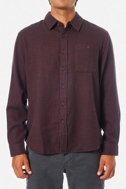 Twiller Flannel in Burgundy