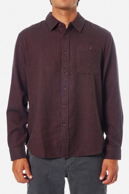 Twiller Flannel in Burgundy