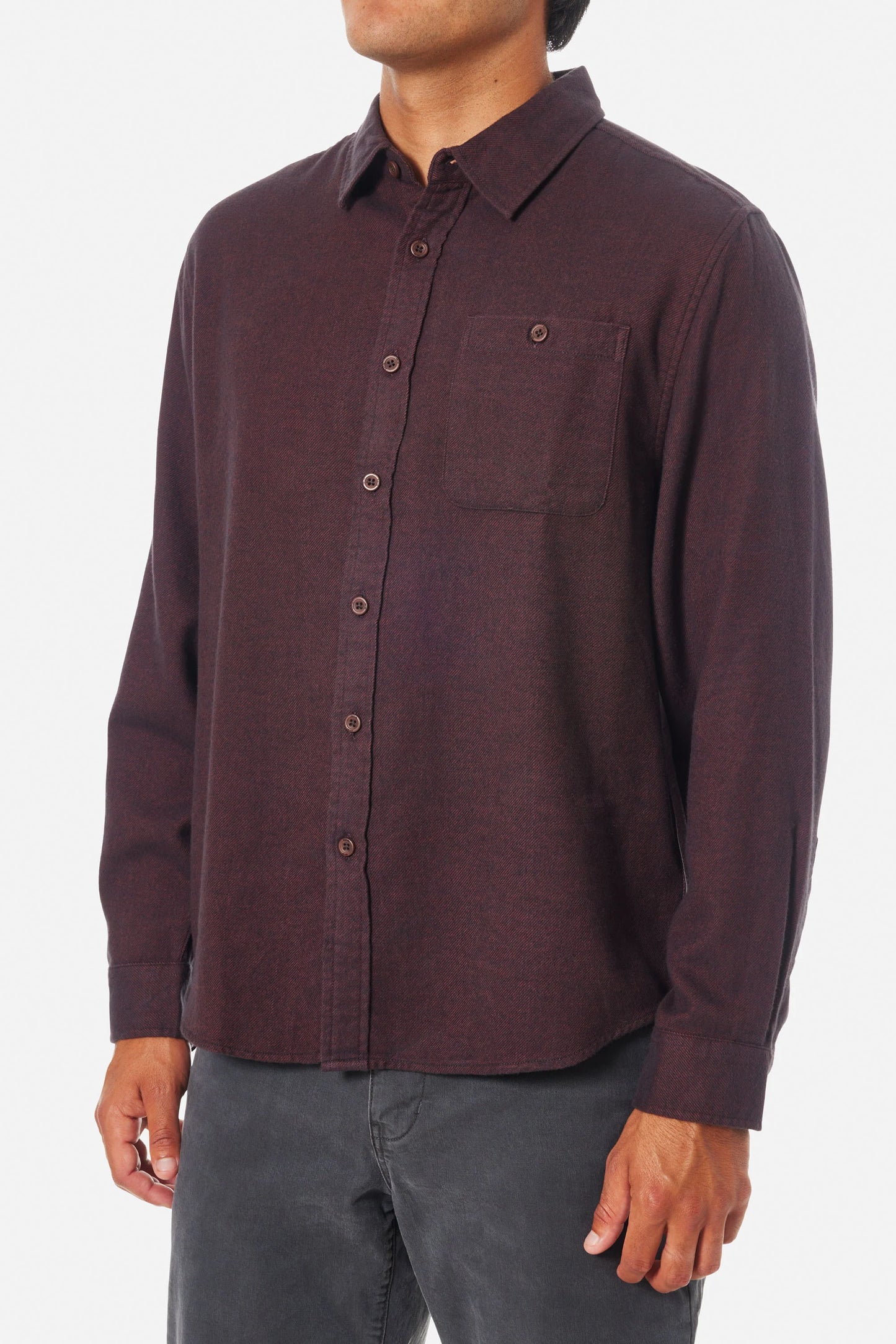 Twiller Flannel in Burgundy