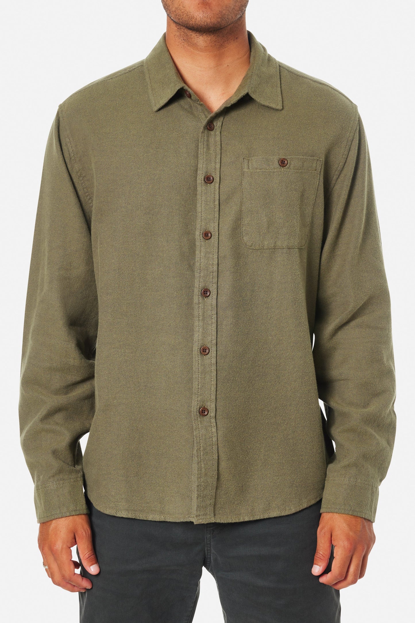 Twiller Flannel in Olive