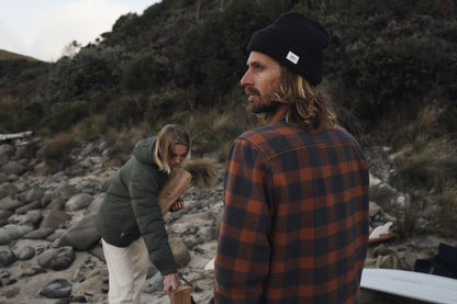 Shiloh Flannel in Brick | Katin