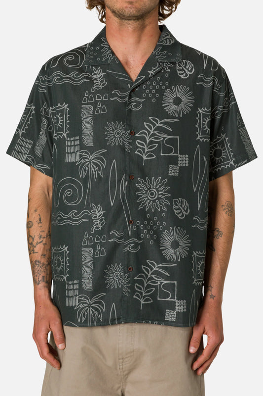 Habitat Shirt in Black Wash | Katin
