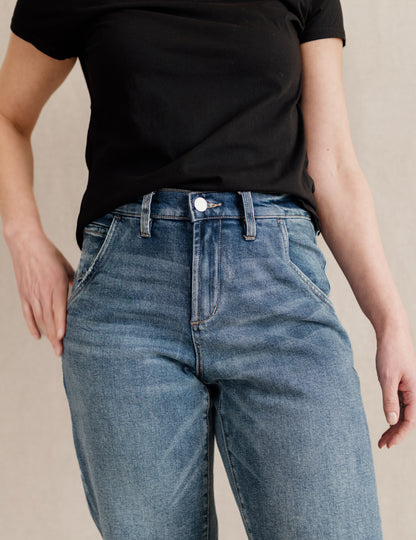 Lasso Barrel Jean in Western Hue | Dear John