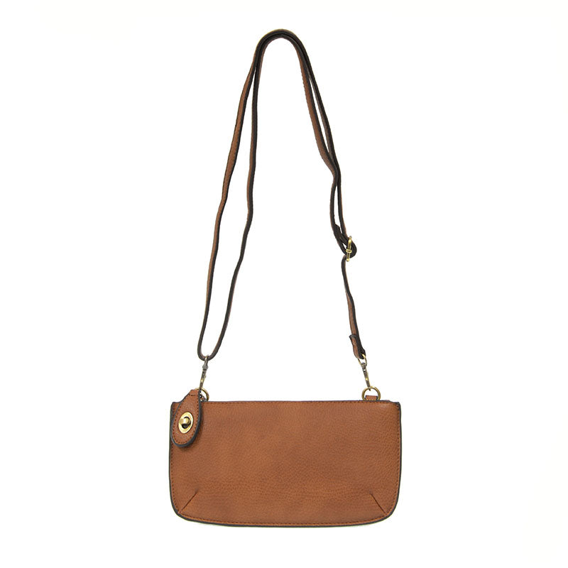 Mini Crossbody Wristlet Clutch in Cedar