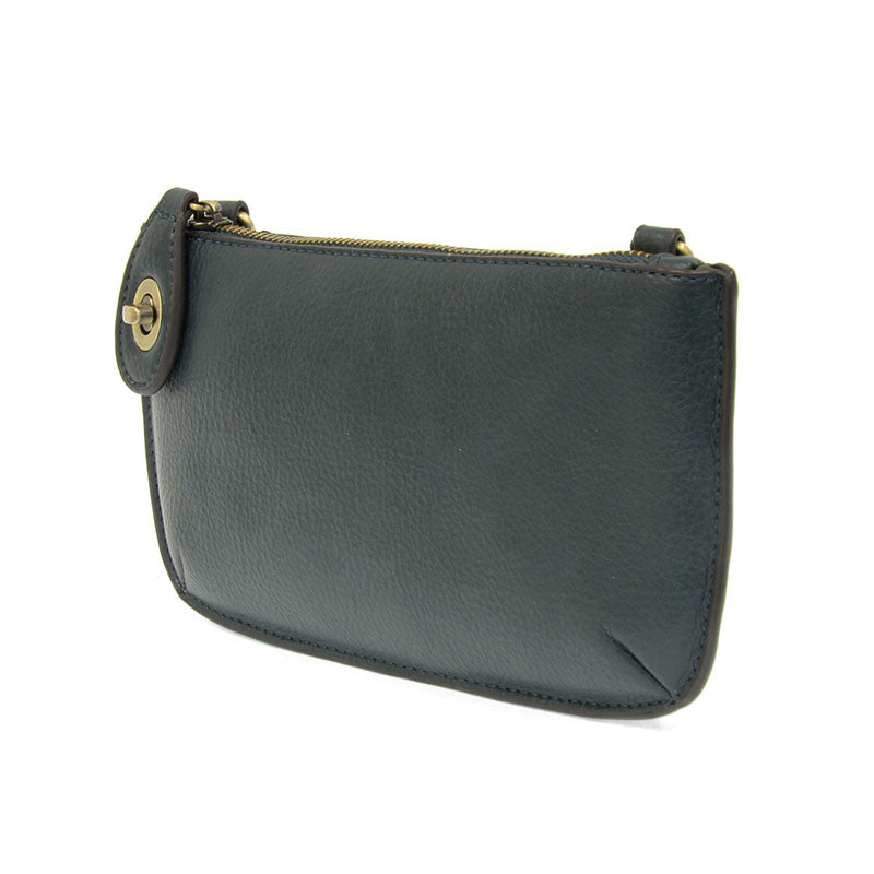 Mini Crossbody Wristlet Clutch in Dark Teal