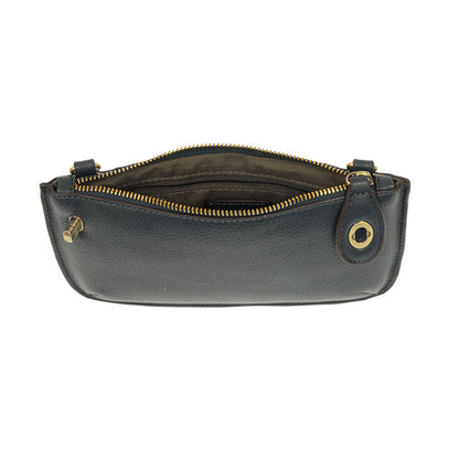 Mini Crossbody Wristlet Clutch in Dark Teal