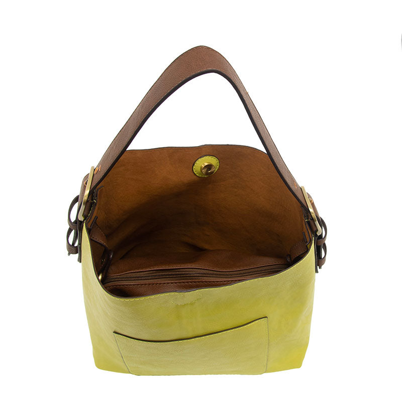Hobo Handle Handbag in Citrus