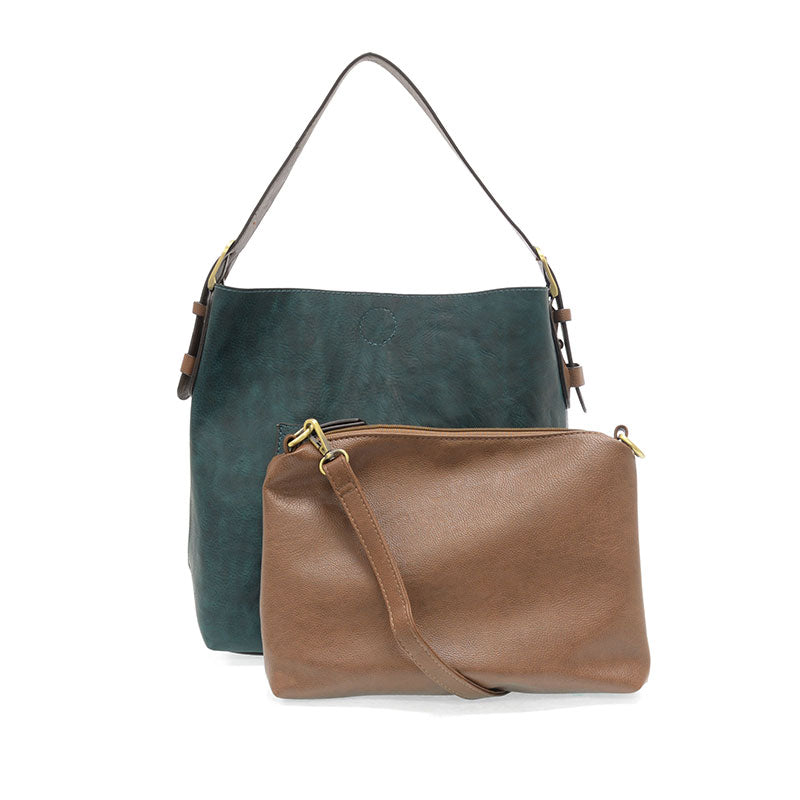 Hobo Handle Handbag in Vivid Deep Teal