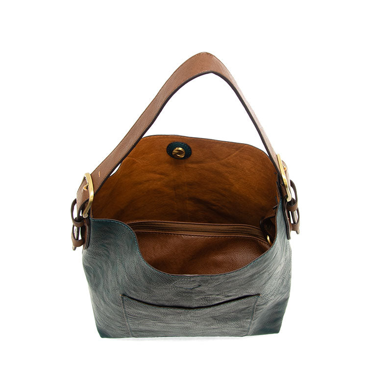 Hobo Handle Handbag in Vivid Deep Teal