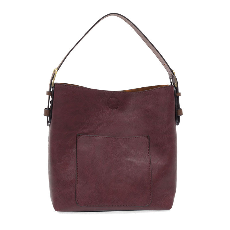Hobo Handle Handbag in Blackberry