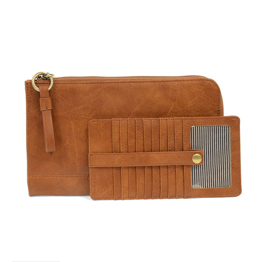 Karina Wristlet in Caramel
