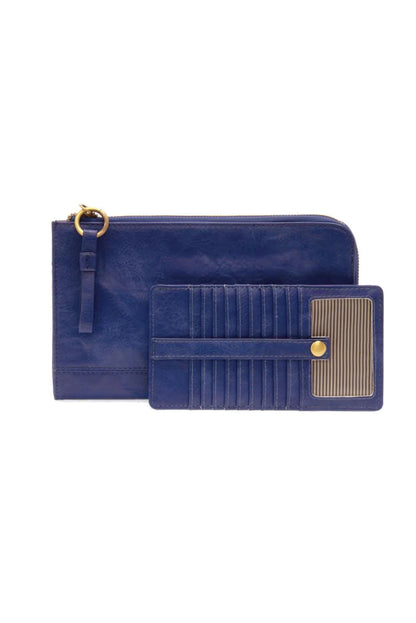 Karina Wristlet in Monaco Blue
