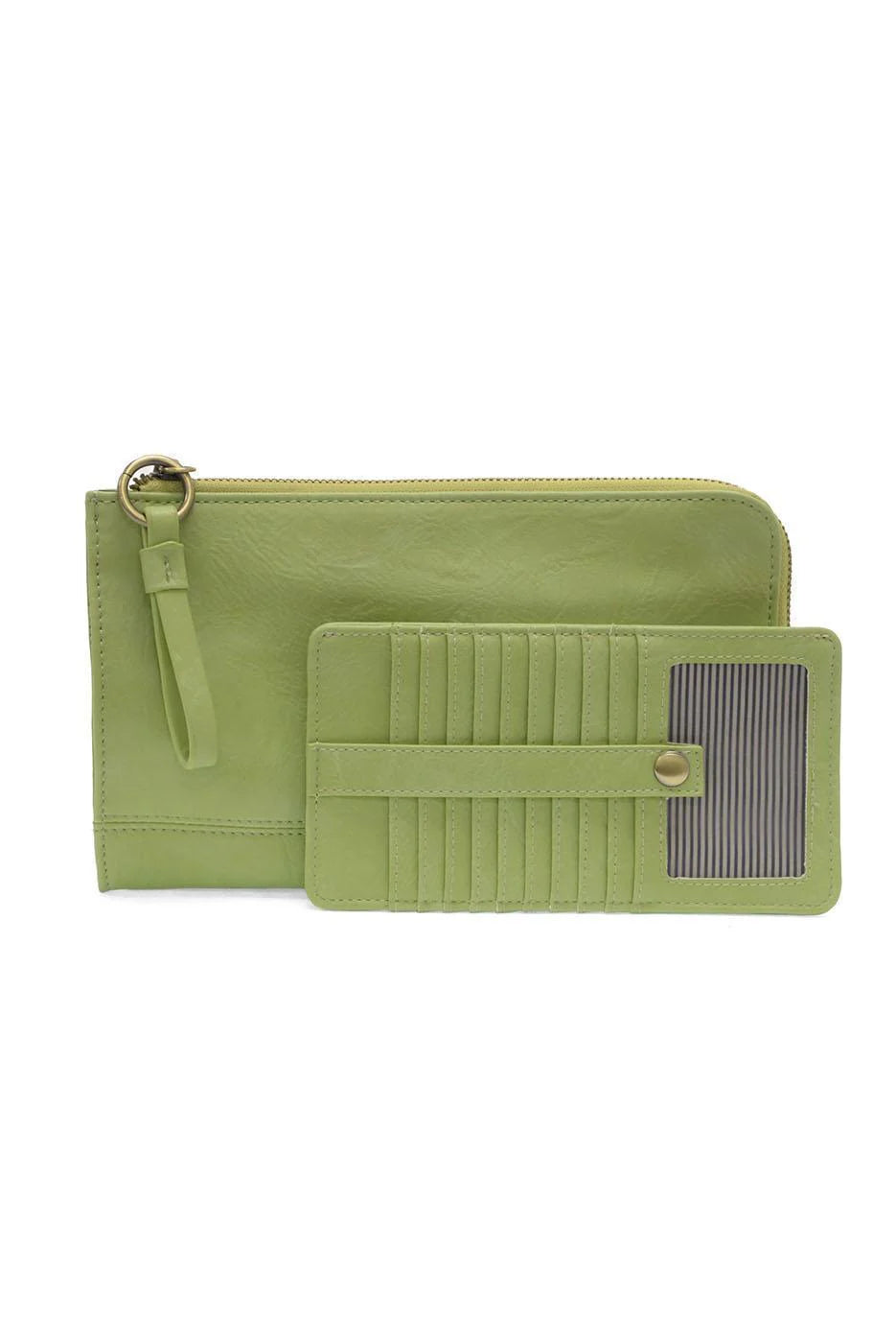 Karina Wristlet in Soft Green