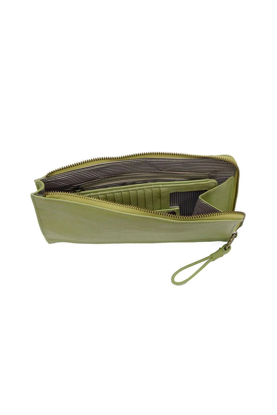 Karina Wristlet in Soft Green