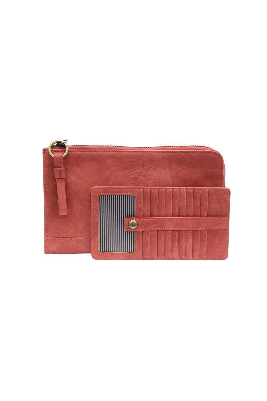 Karina Wristlet in Desert Coral