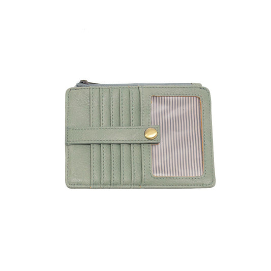 Penny Mini Travel Wallet in Dusty Sage