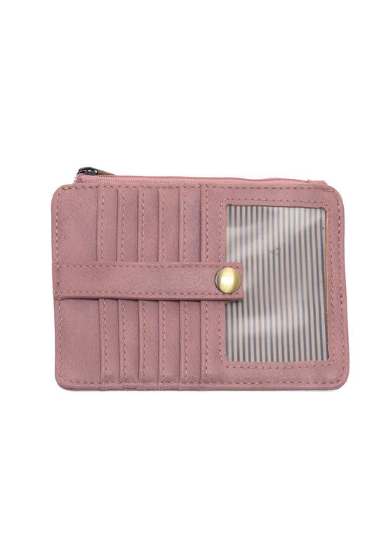 Penny Mini Travel Wallet in Soft Berry