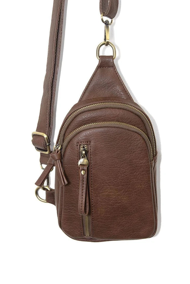 Skyler Sling Bag in Mocha