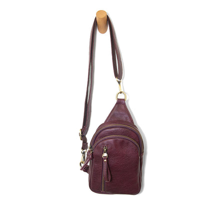 Skyler Sling Bag in Wine