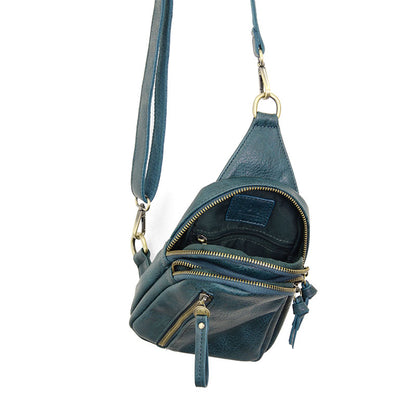 Skyler Sling Bag in Dark Teal