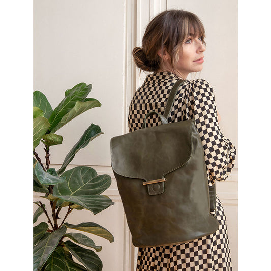 Rhetta Backpack in Olive