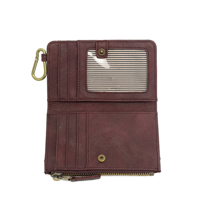 Bobbie Bifold Wallet in Aubergine