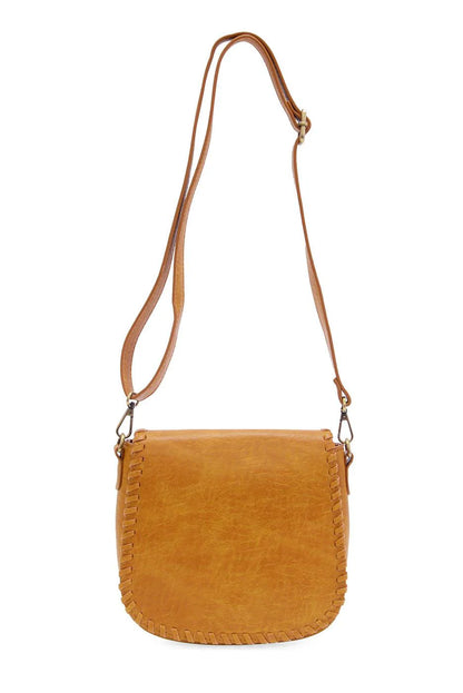 Annie Whipstitch Convertible Crossbody in Whiskey